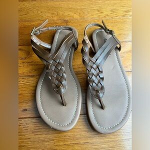 Braided sandals